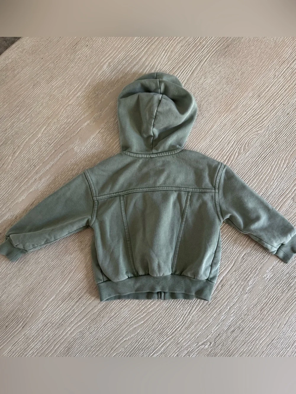 GAP kids fleece lined green hoodie, 2T